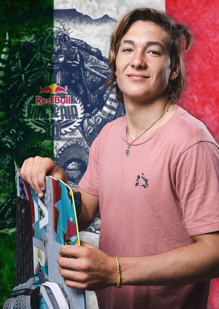 Andrea Principi poses for a portrait during the Red Bull King Of The Air in Cape Town, South Africa on November 23, 2022.